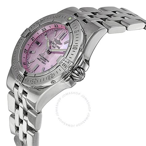 Breitling Starliner Pink Mother of Pearl Dial La 